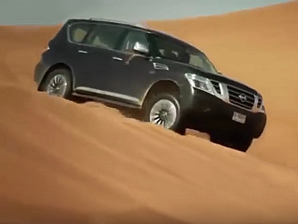 Nissan Patrol V6 "Y62" tested back in 2014