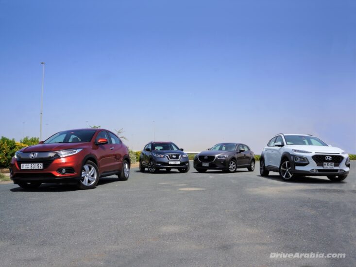 Comparo: 2019 Nissan Kicks vs Honda HR-V vs Hyundai Kona vs Mazda CX-3